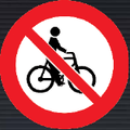 PV07 Cycling Prohibited