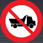 PV15 No Entry for Heavy Vehicles