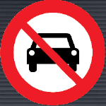 PV16 No Entry for Motor Vehicles