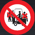PV29 Lifting on Forklifts Prohibited
