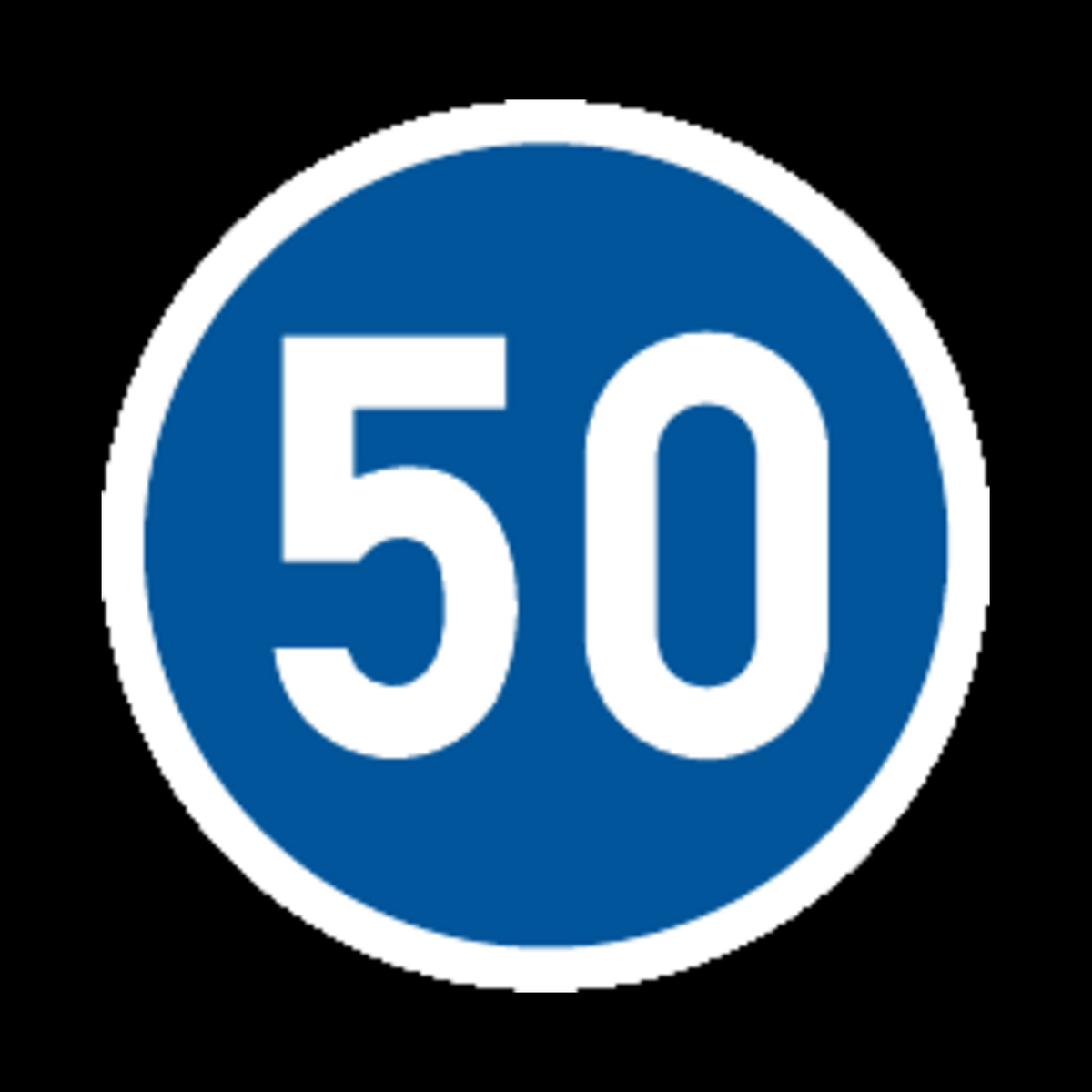 R101 – Minimum Speed Sign