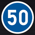 R101 Minimum Speed Sign