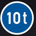R102 Vehicle Exceeding Mass Only Sign