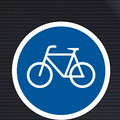 R111 Pedal Cycles Only Sign