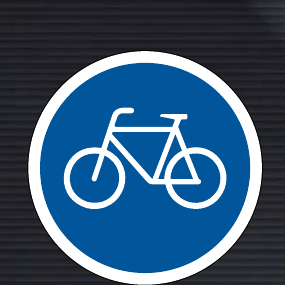 R111 Pedal Cycles Only Sign