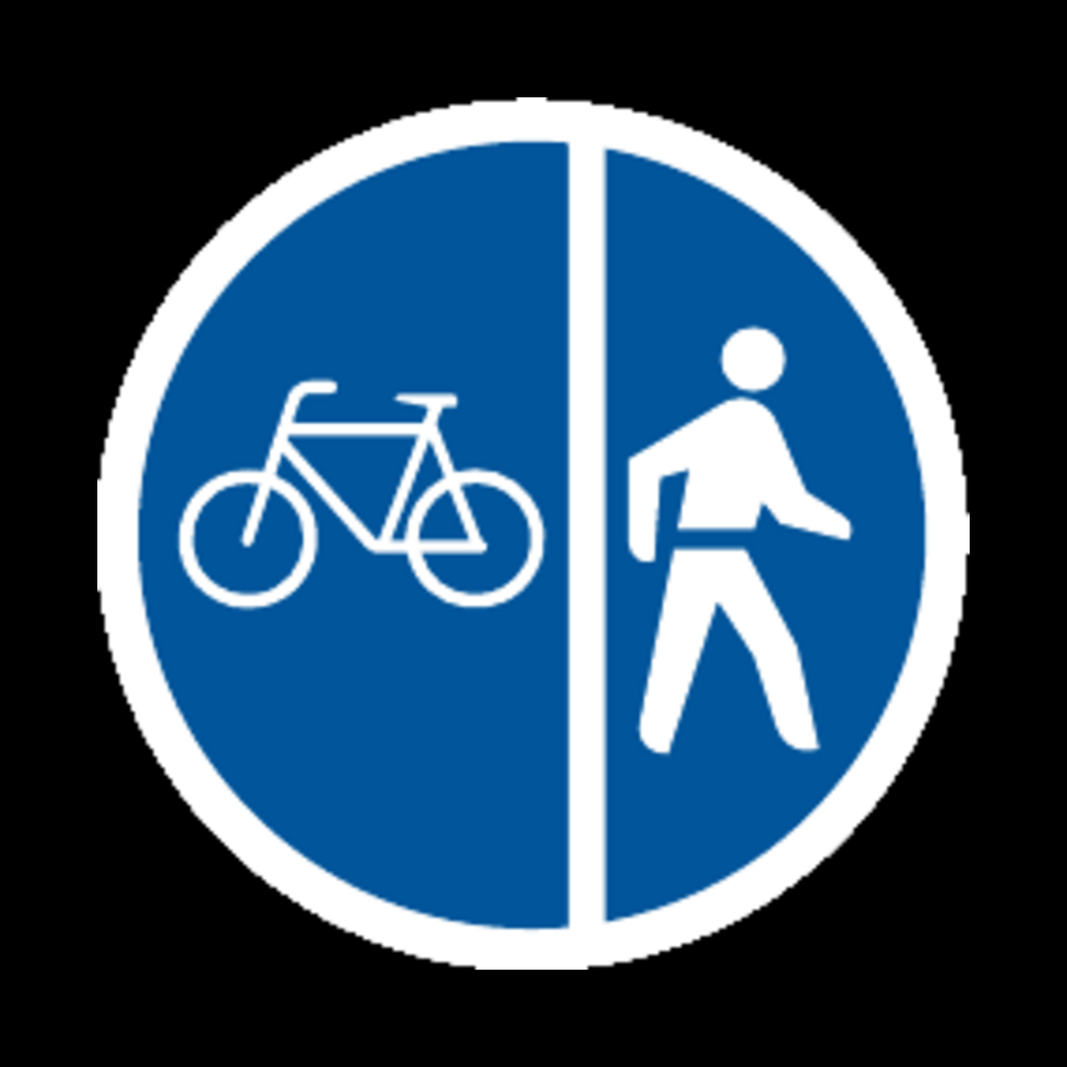 R113 – Cyclists & Pedestrians Only Sign