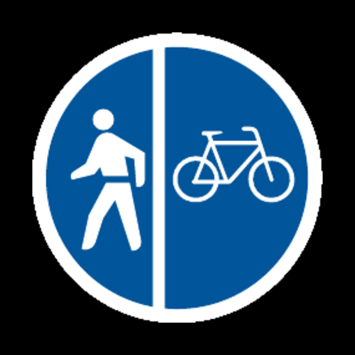 R115 – Cyclists & Pedestrians Only Sign