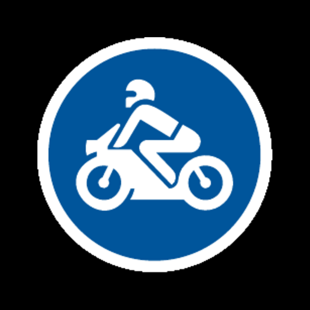 R116 – Motorcycles Only Sign
