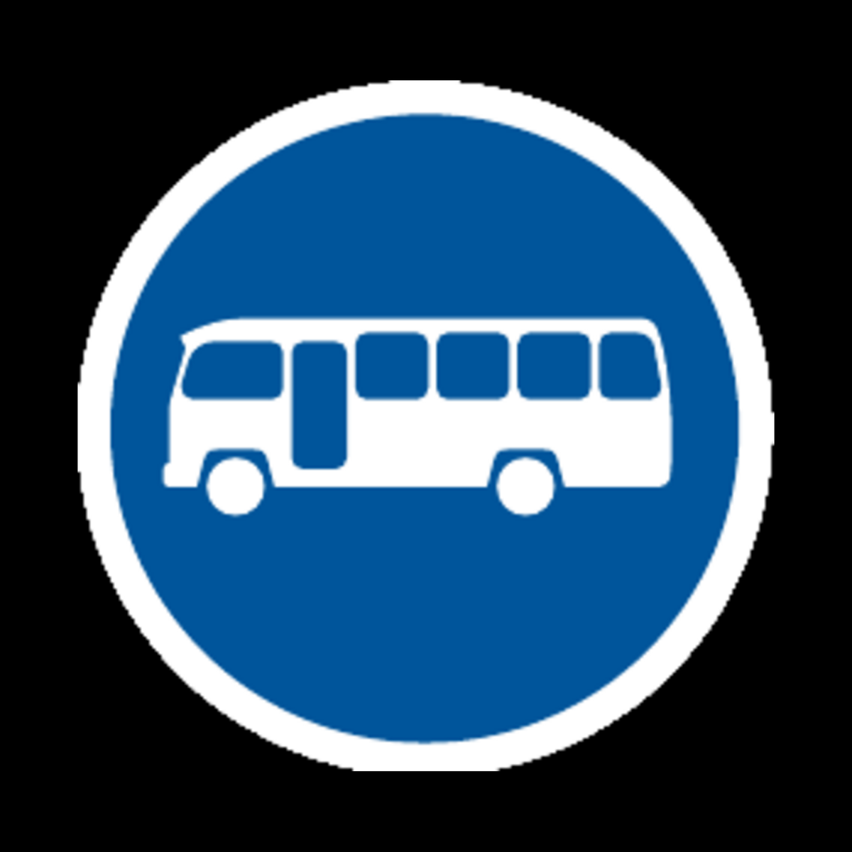 R120 – Midi-Buses Only Sign