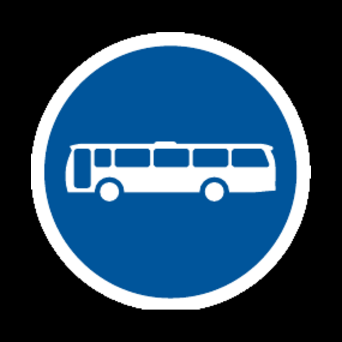 R121 – Buses Only Sign