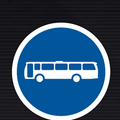 R121 Buses Only Sign