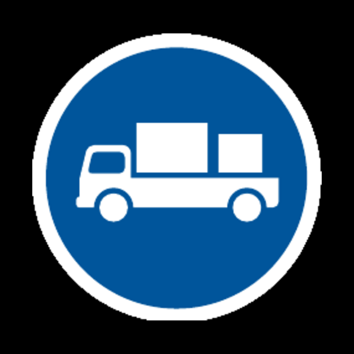 R122 – Delivery Vehicles Only Sign