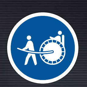 R128 Rickshaws Only Sign
