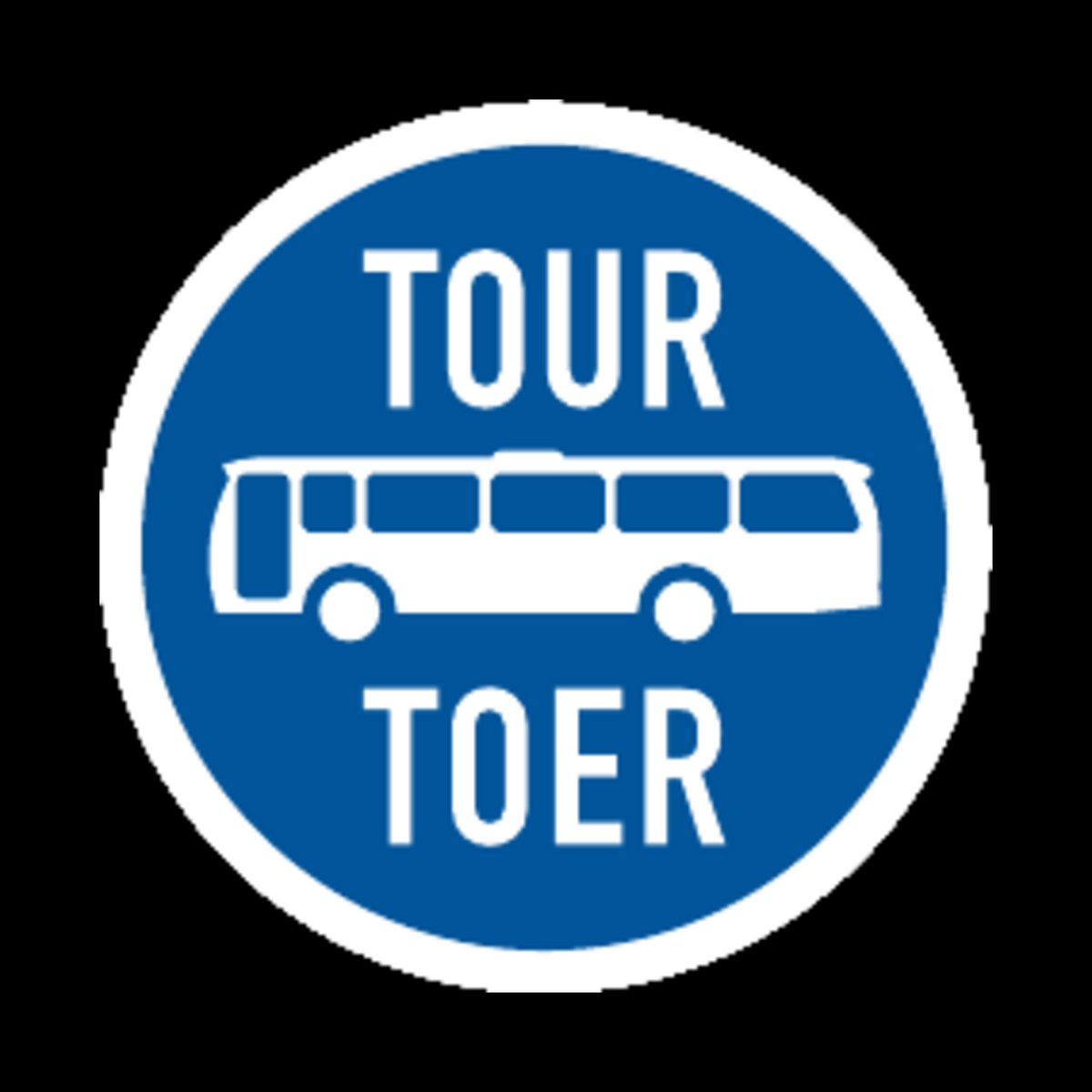 R129 – Tour Buses Only Sign
