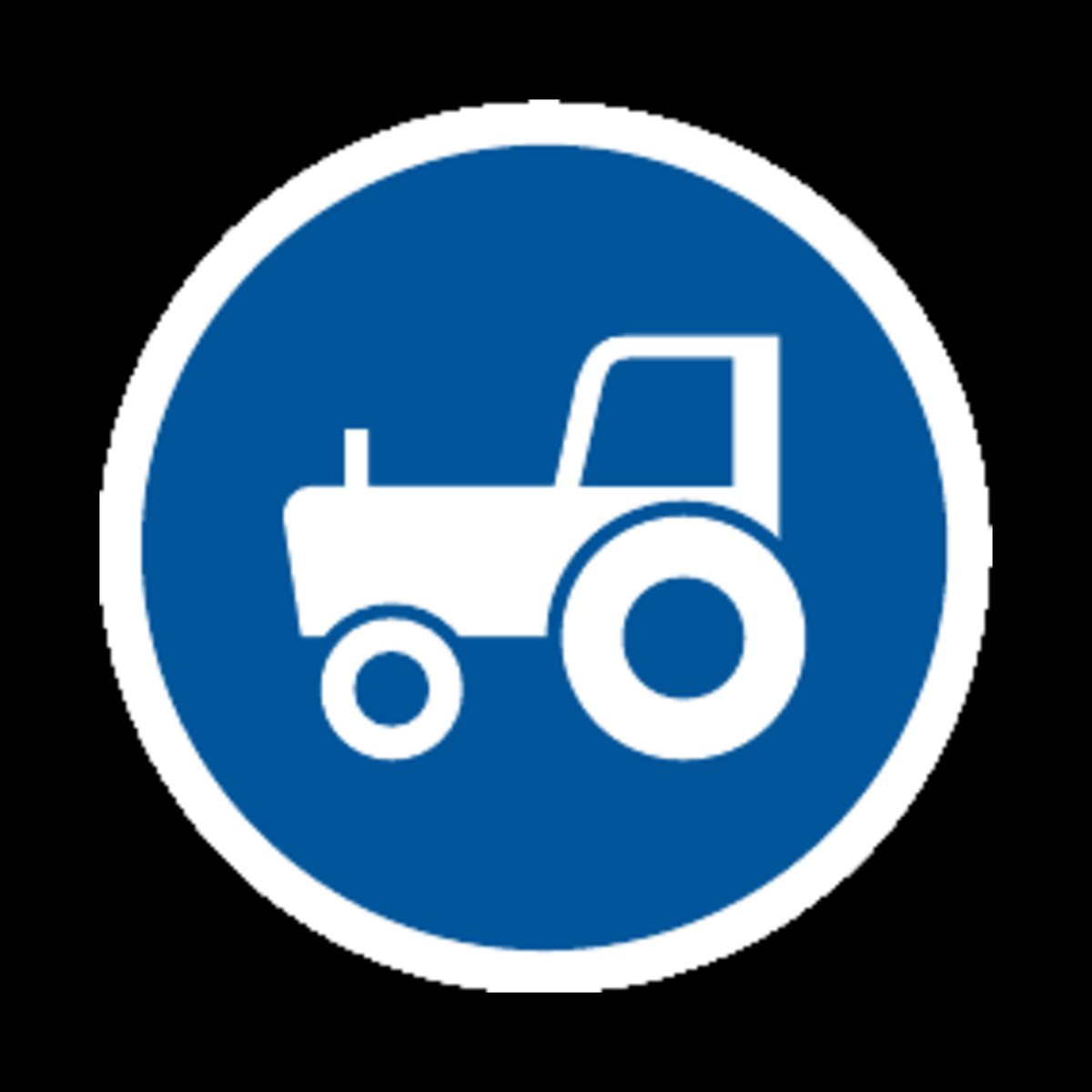 R130 – Agricultural Vehicles Only Sign