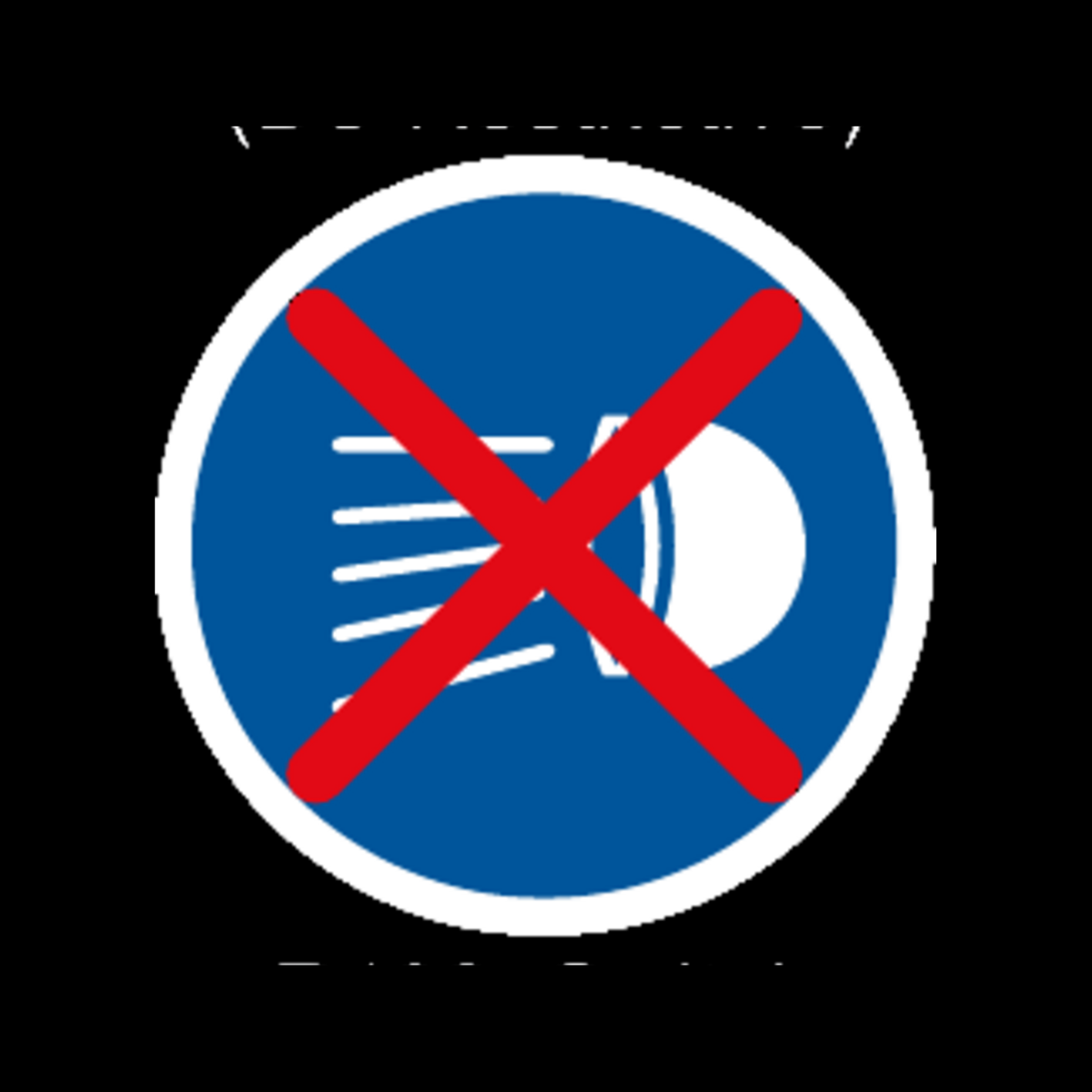 R133 – Switch Headlights On Restriction Ends Sign – De-Restrictive