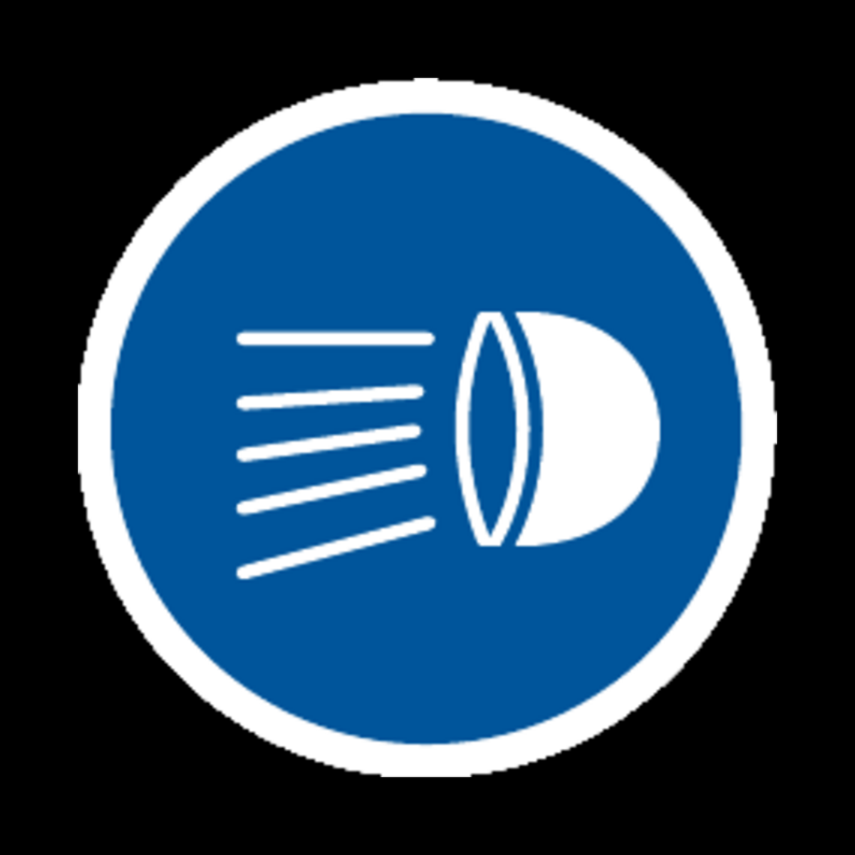 R133 – Switch Headlights On Sign