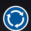 R137 Roundabout Sign