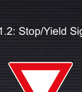 R2.1 Yield to Pedestrians road sign