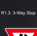 R2.2 Yield at Circle road sign