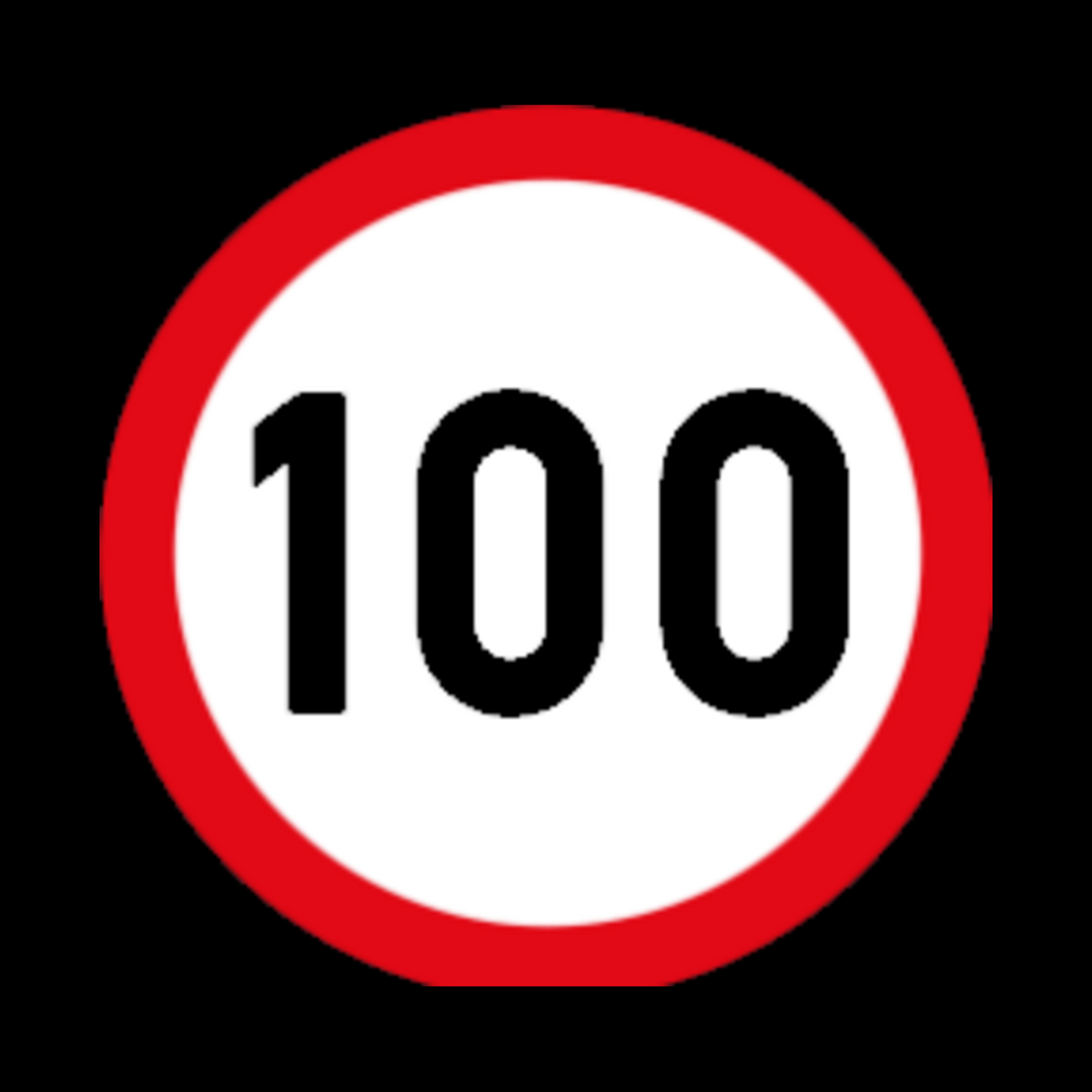 R201 – Speed Limit Sign – 100 km/h
