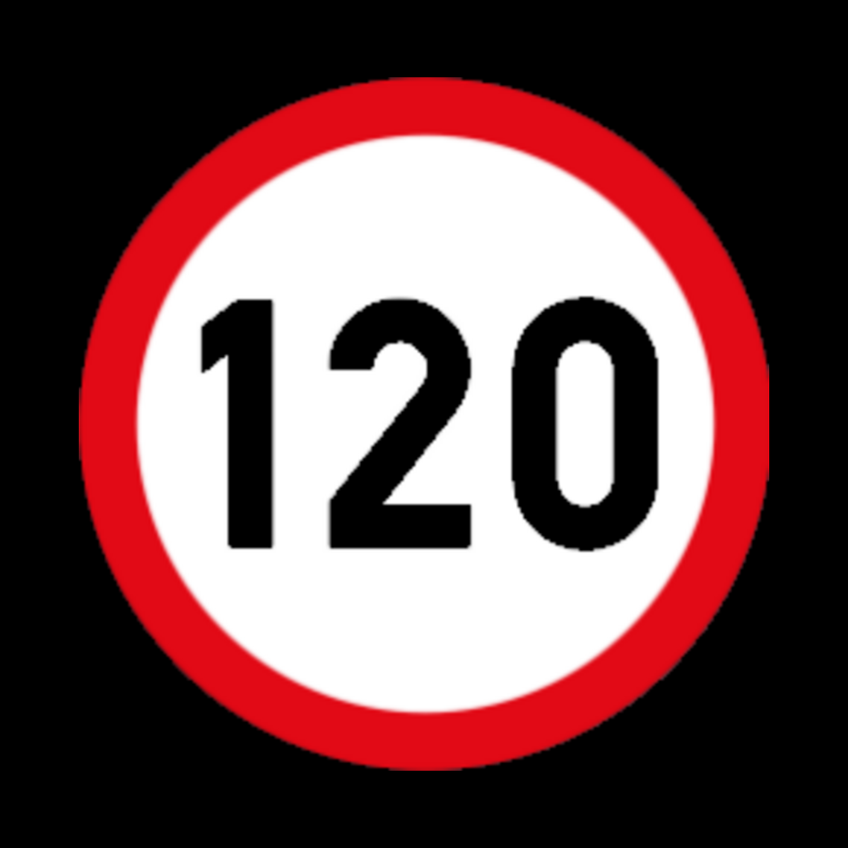 R201 – Speed Limit Sign – 120 km/h