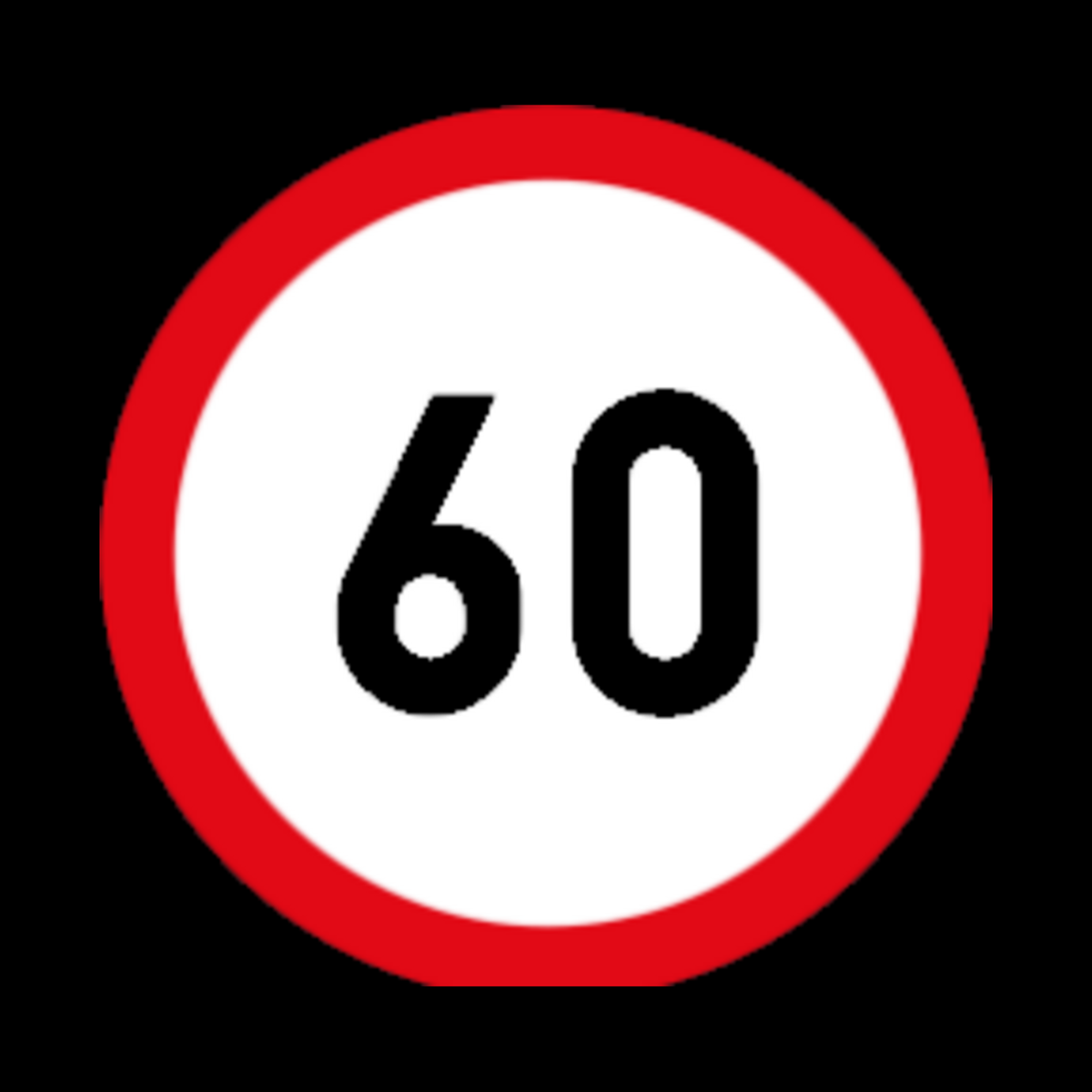 R201 – Speed Limit Sign – 60 km/h