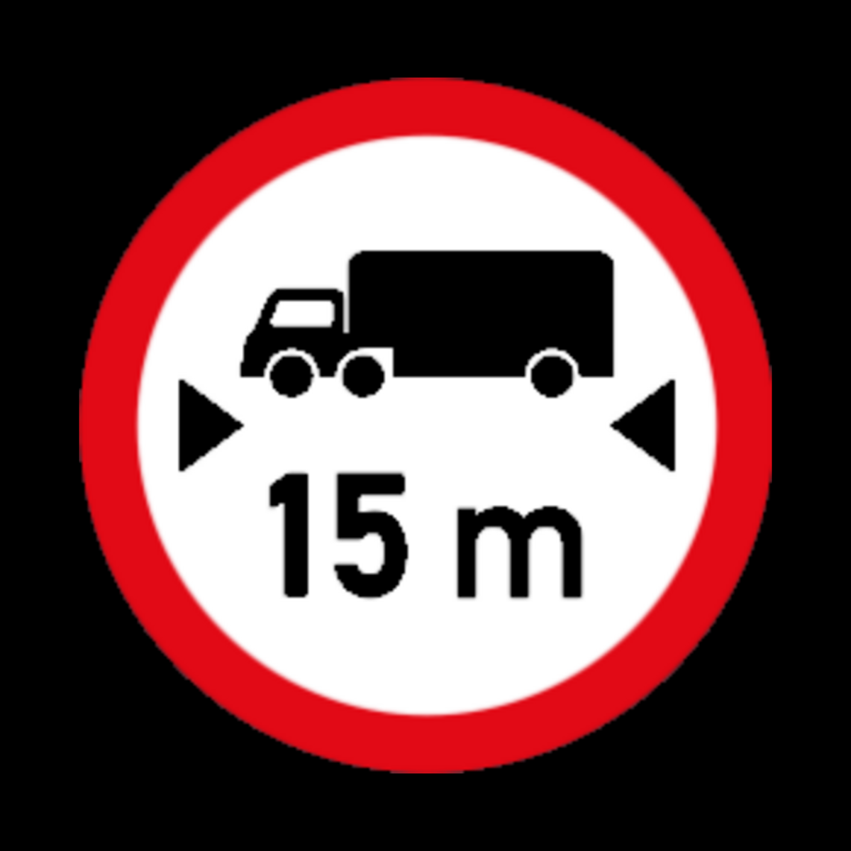 R205 – Length Limit Sign