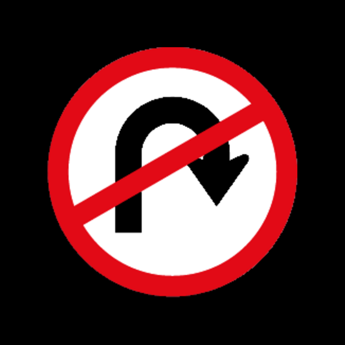 R213 – U-Turn Prohibited Sign