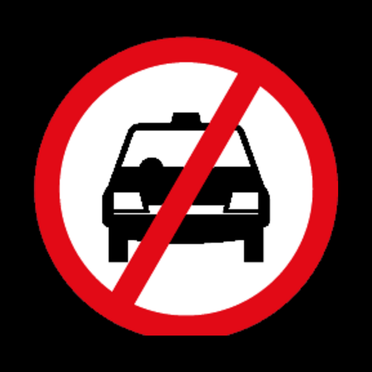 R224 – Taxis Prohibited Sign