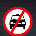 R224 Taxis Prohibited Sign