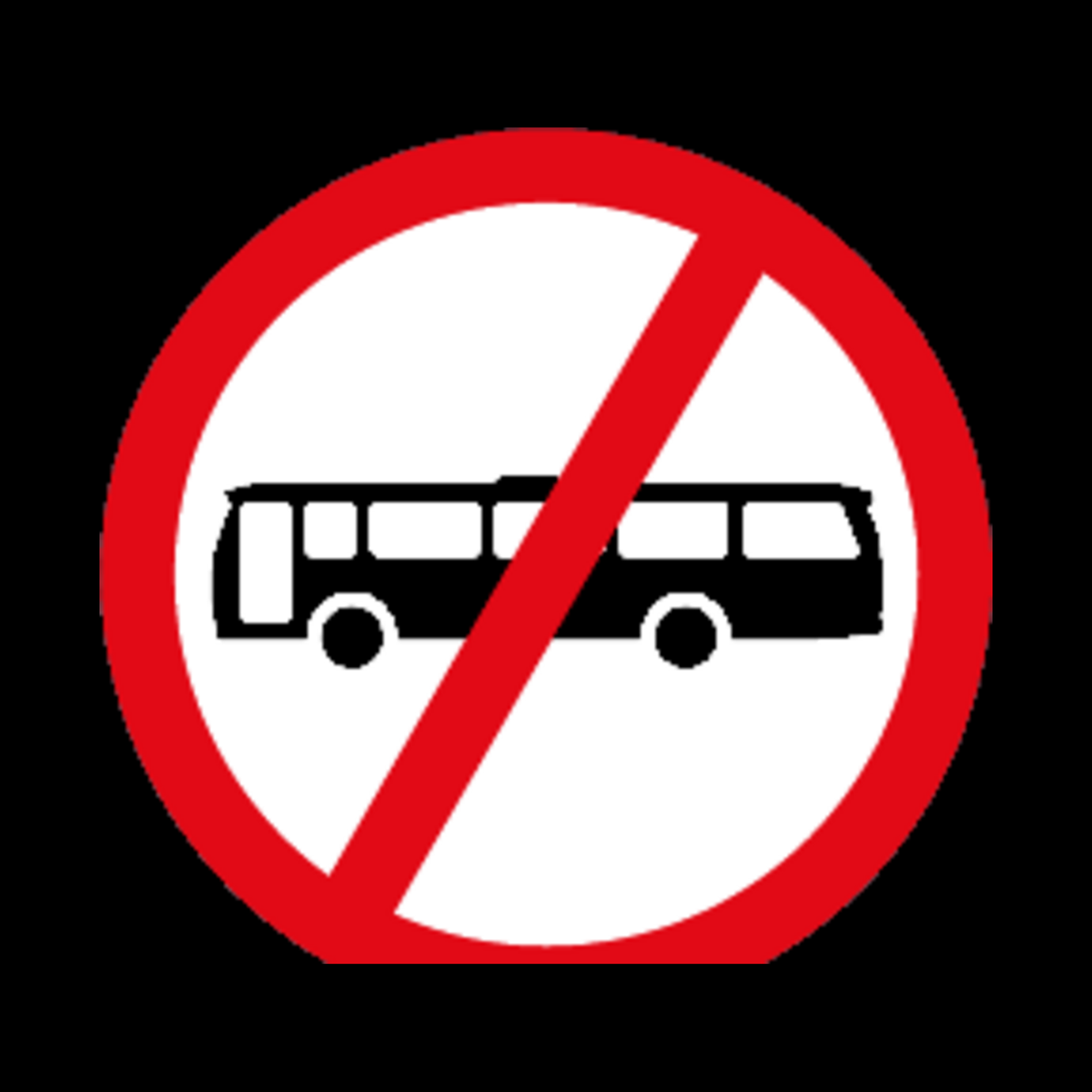 R227 – Buses Prohibited Sign