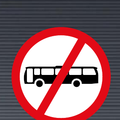 R227 Buses Prohibited Sign