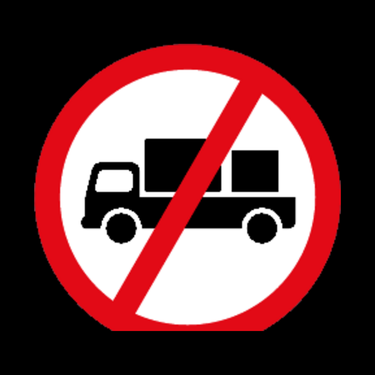 R228 – Delivery Vehicles Prohibited Sign
