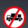 R228 Delivery Vehicles Prohibited Sign