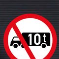 R230 Goods Vehicle Over Indicated GVM Prohibited Sign