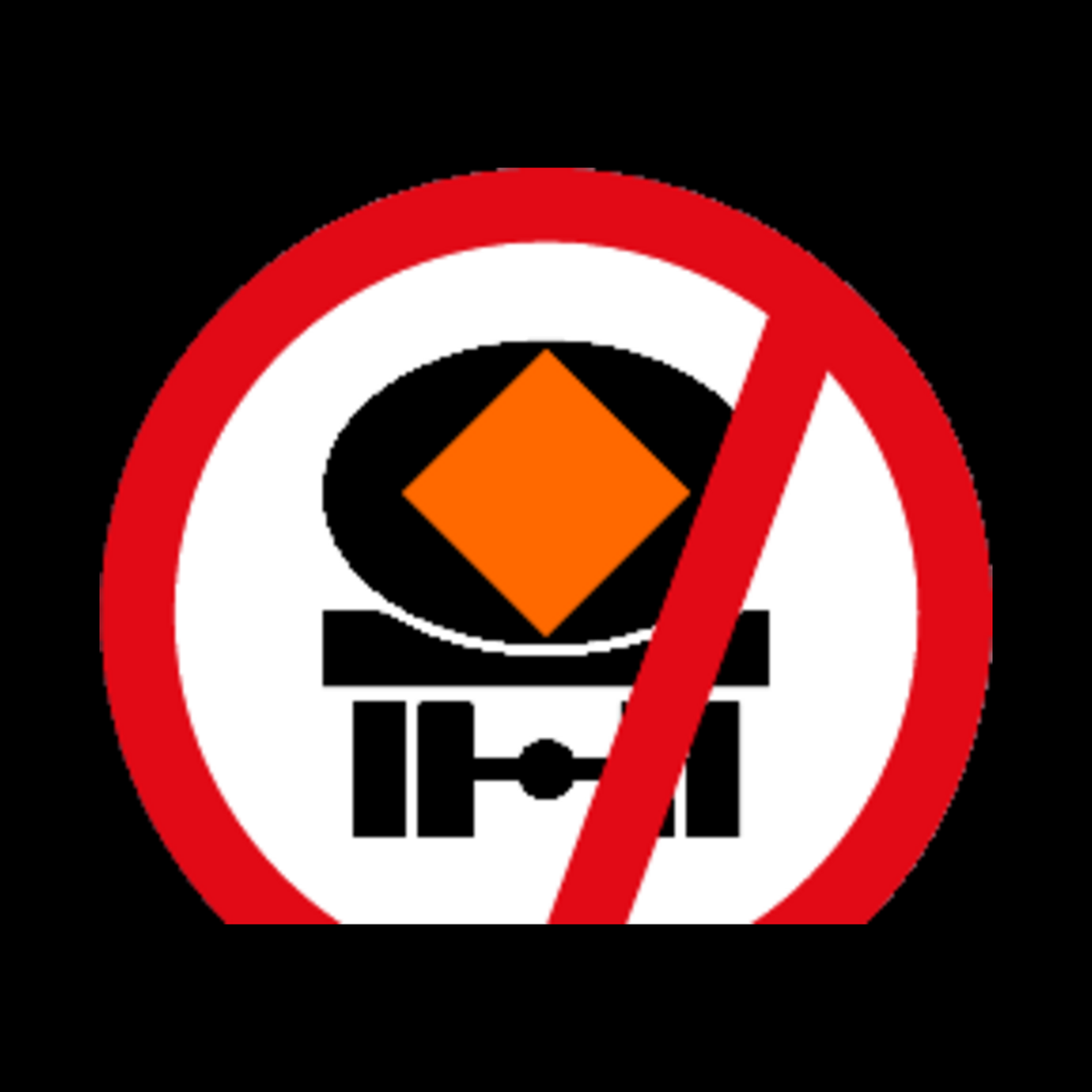 R232 – Vehicle Conveying Dangerous Substances Prohibited Sign