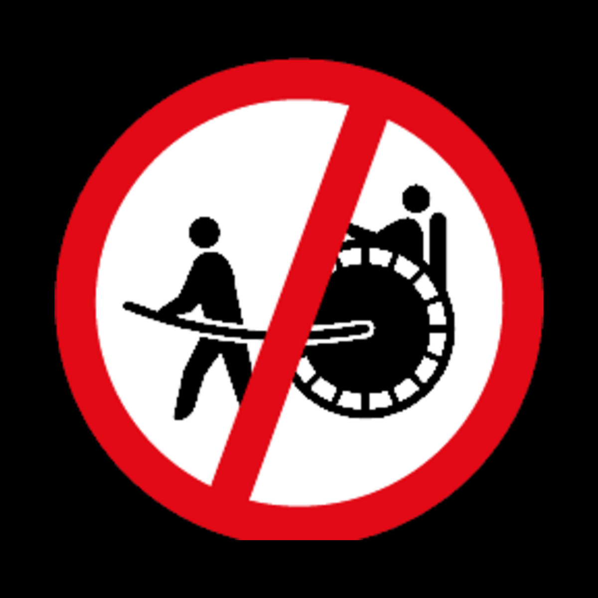 R234 – Rickshaws Prohibited Sign