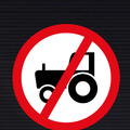 R236 Agricultural Vehicles Prohibited Sign