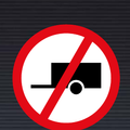 R240 Towed Vehicles Prohibited Sign
