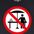 R241 Hawkers Prohibited Sign