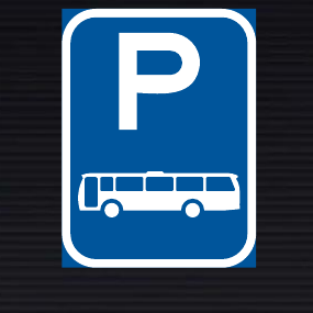 R301-P Bus Parking Reservation Sign