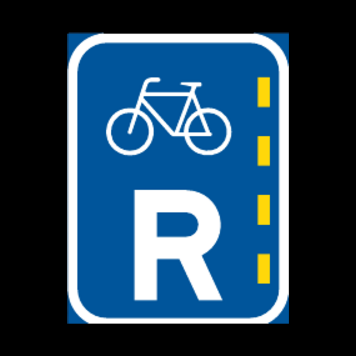 R304 – Reserved Lane for Bicycles Sign