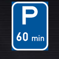 R306-P Limited Parking Reservation Sign
