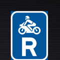 R307 Reserved for Motorcycles Sign
