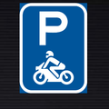 R307-P Motorcycle Parking Reservation Sign