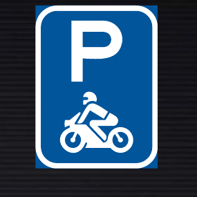 R307-P Motorcycle Parking Reservation Sign