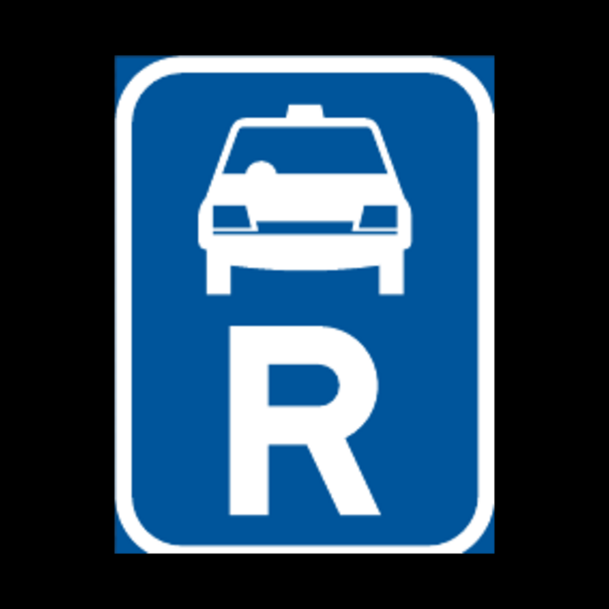 R309 – Reserved for Taxis Sign