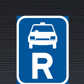 R309 Reserved for Taxis Sign