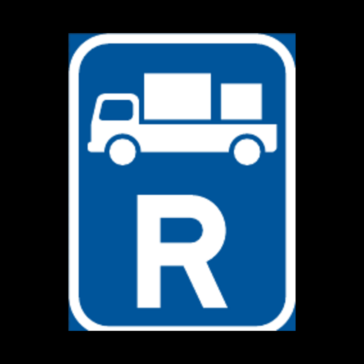 R312 – Reserved for Delivery Vehicles Sign